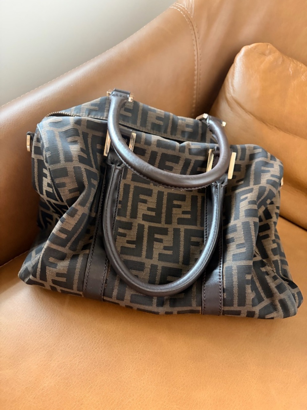 Fendi Zucca Boston Bag  / Offers are welcome!!